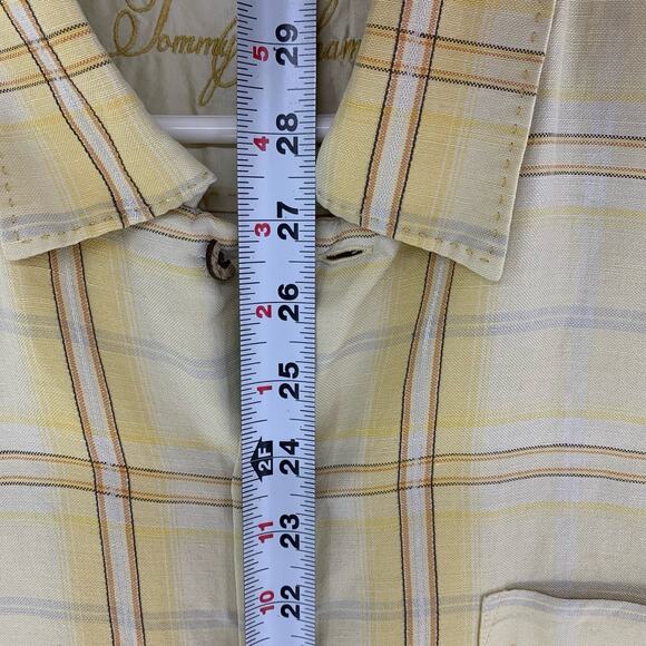 Tommy Bahama Short Sleeve Casual Shirt Linen Silk Blend Size XL - Picture 3 of 8